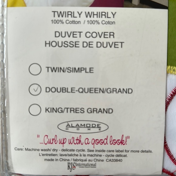 NWT Bed-lam double duvet cover and sham - Picture 2 of 7